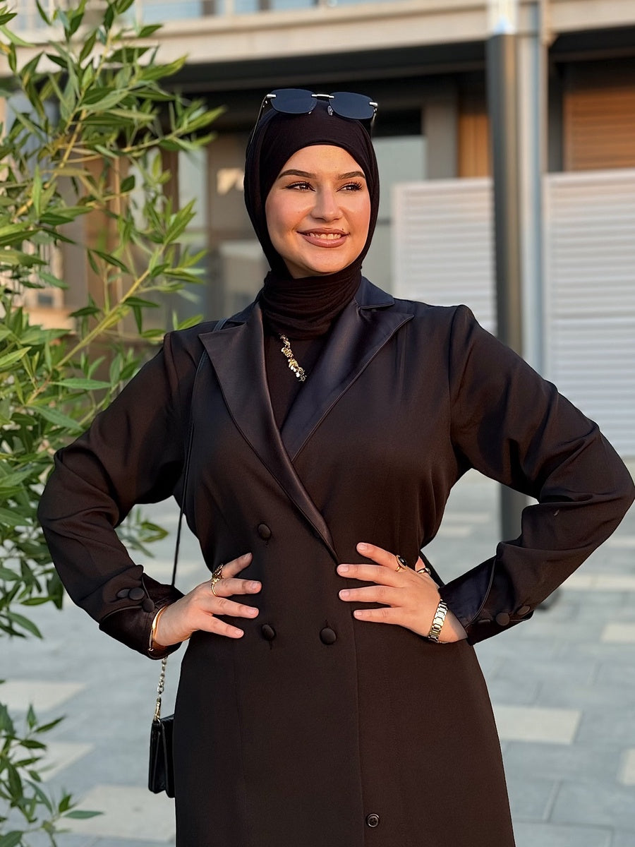 عباية بستايل بالطو