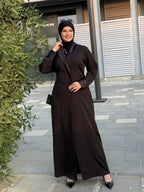 عباية بستايل بالطو
