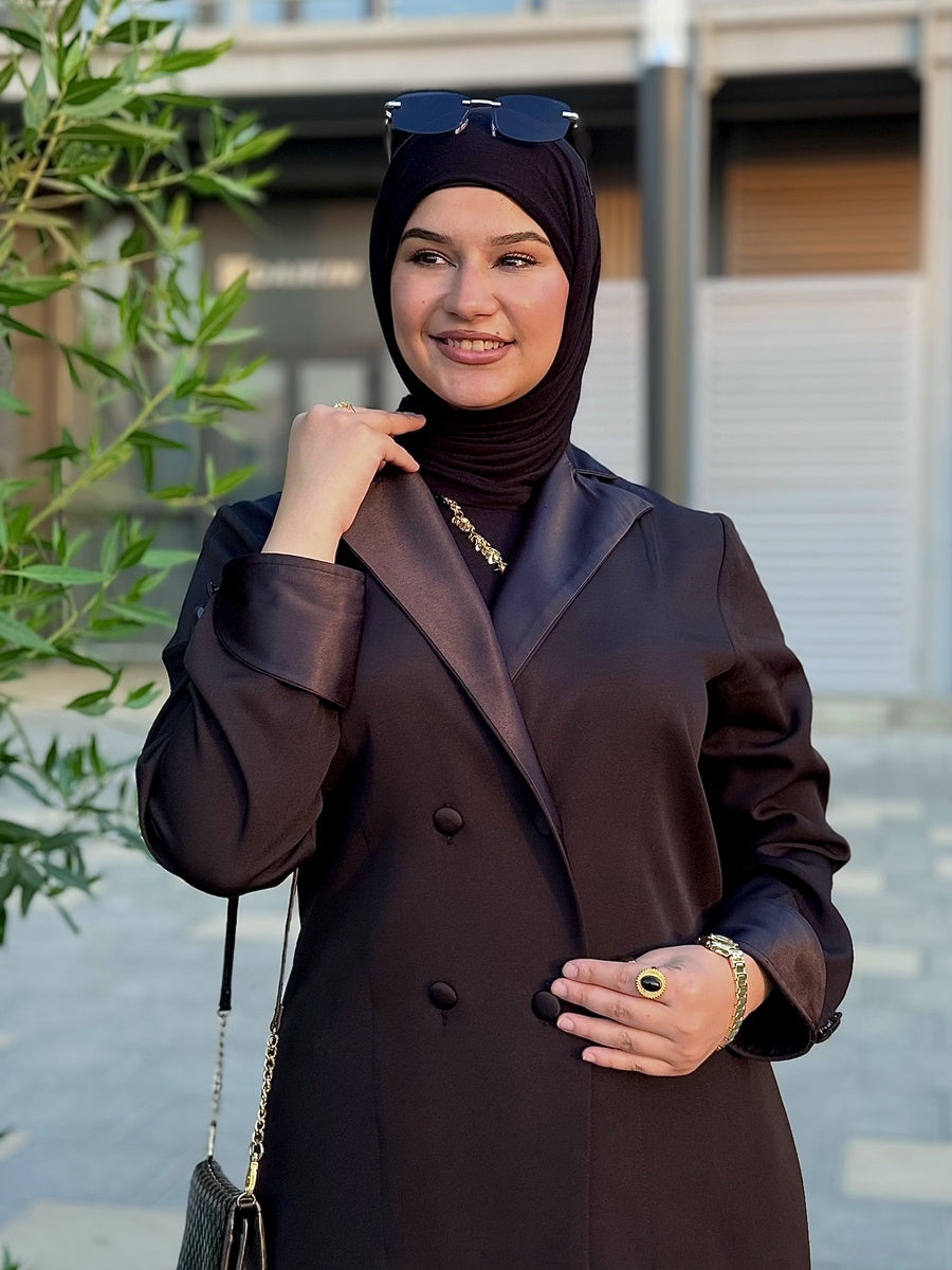 عباية بستايل بالطو