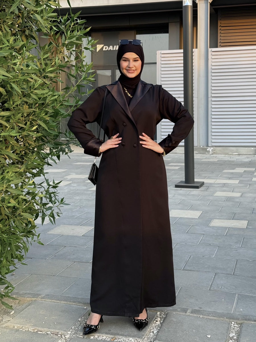 عباية بستايل بالطو