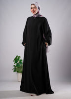 عباية كلوش واسع سوستة أمامية