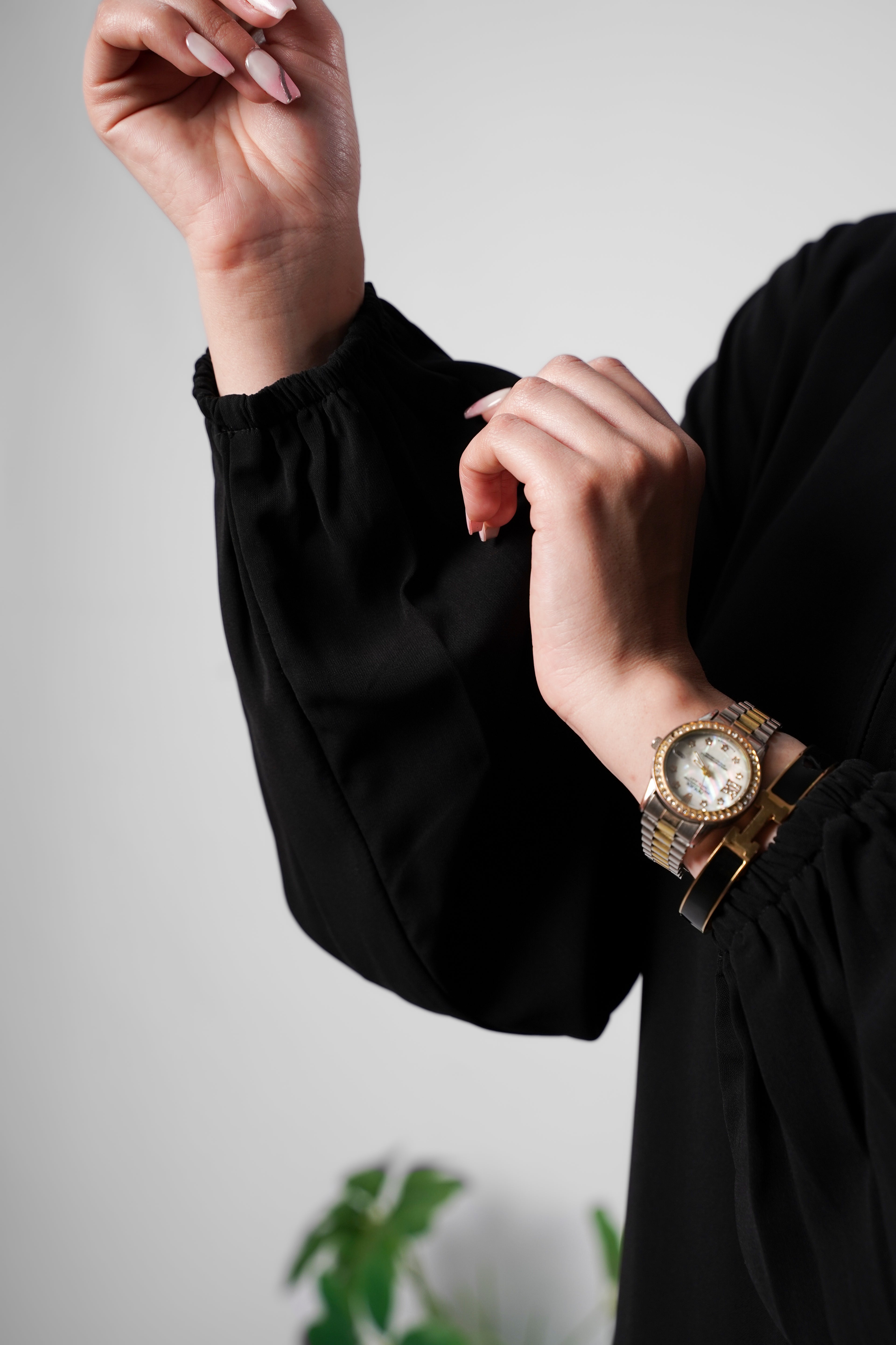 عباية كلوش واسع سوستة أمامية