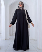 عباية كلوش واسع سوستة أمامية
