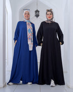 عباية كلوش واسع سوستة أمامية