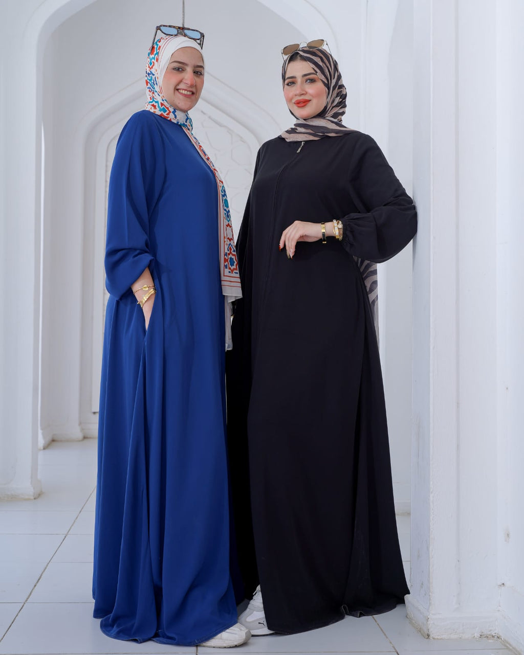 عباية كلوش واسع سوستة أمامية