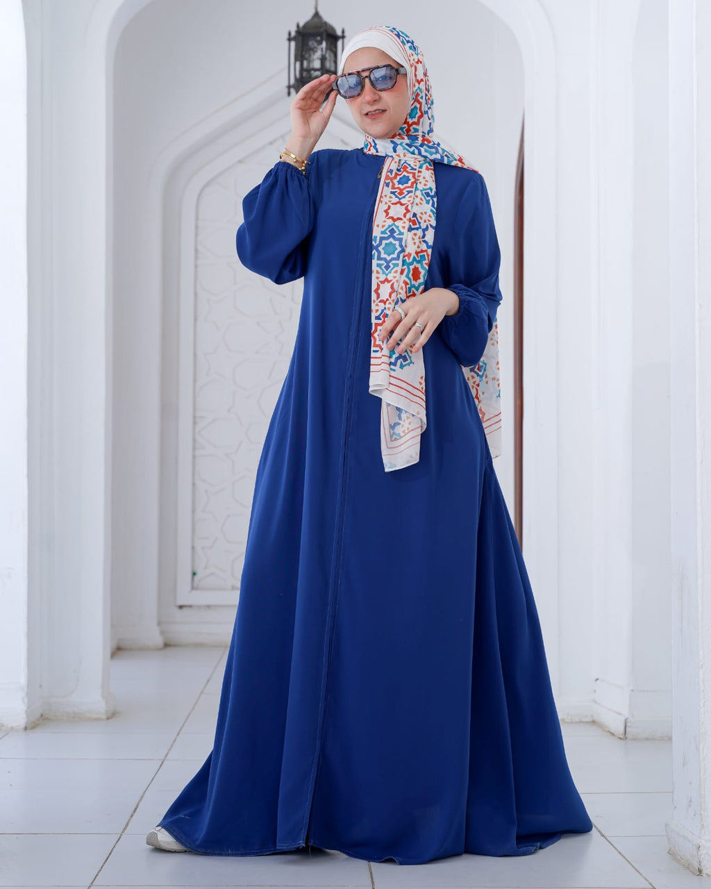 عباية كلوش واسع سوستة أمامية