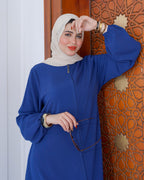 عباية كلوش واسع سوستة أمامية
