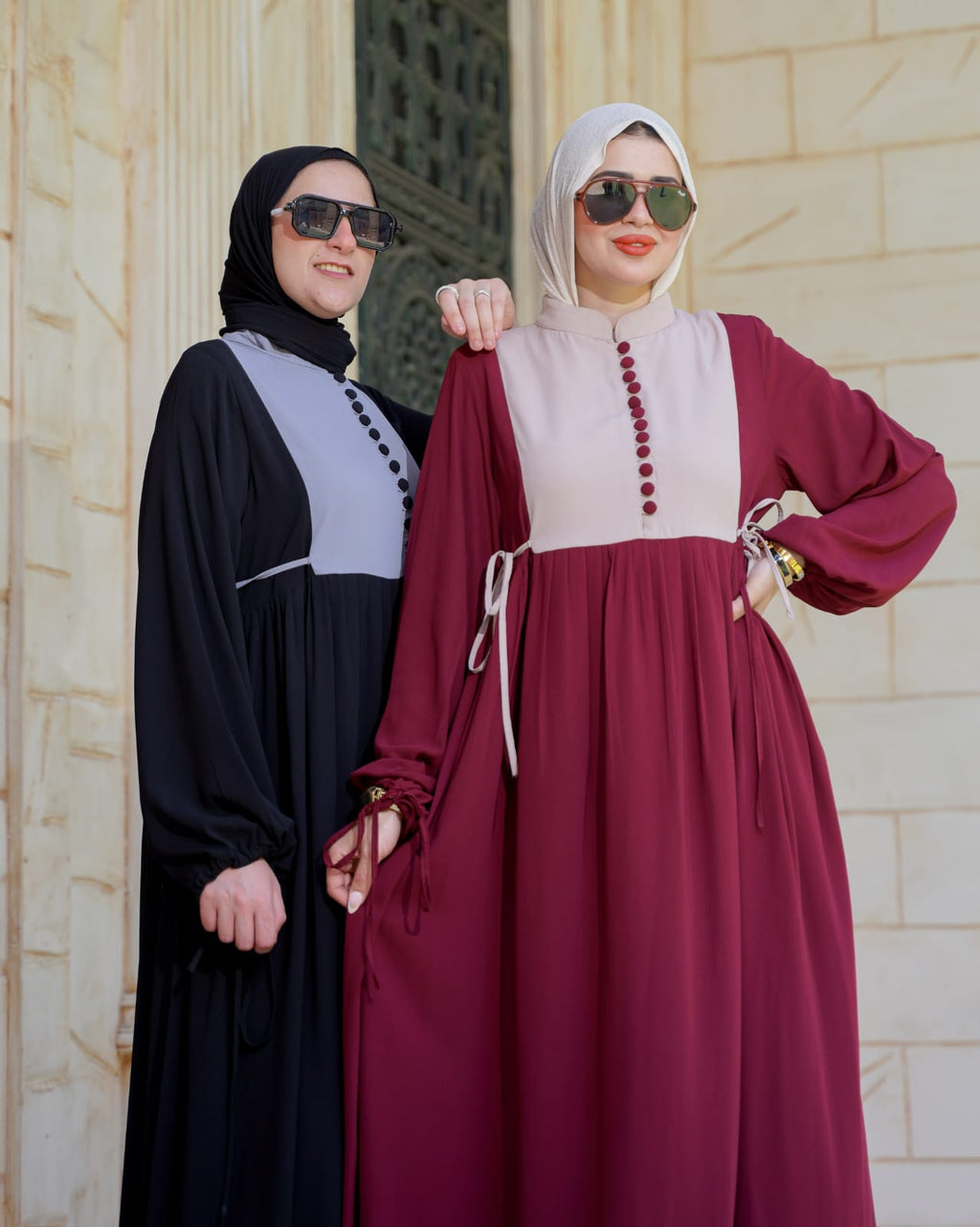 فستان كلوش بفرونسات