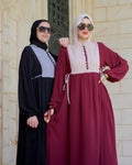 فستان كلوش بفرونسات