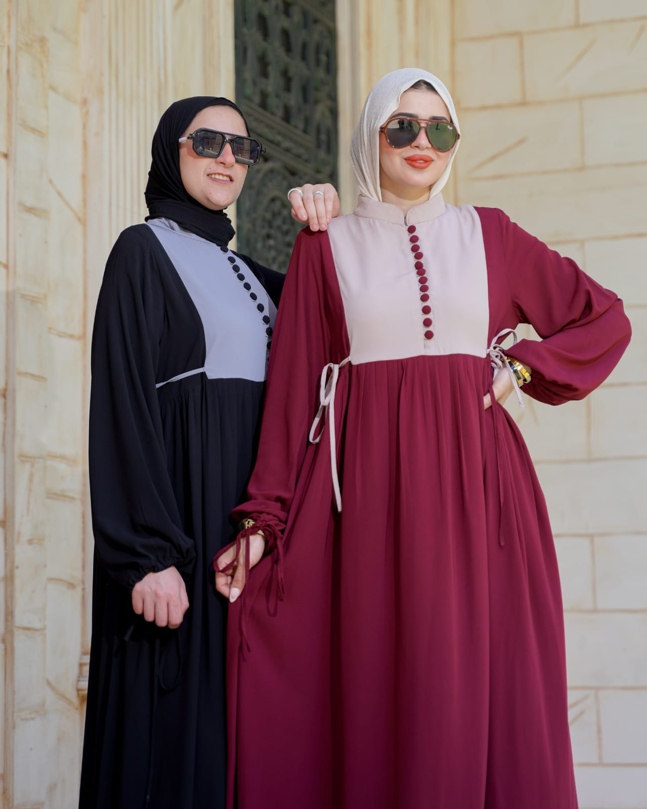 فستان كلوش بفرونسات