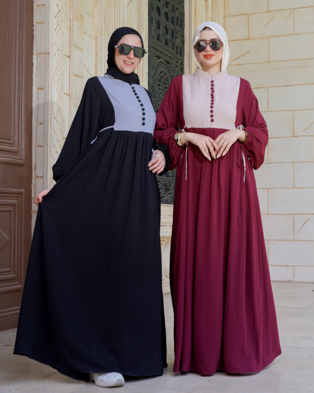 فستان كلوش بفرونسات