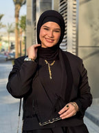 فستان كلوش بجاكيت ستان